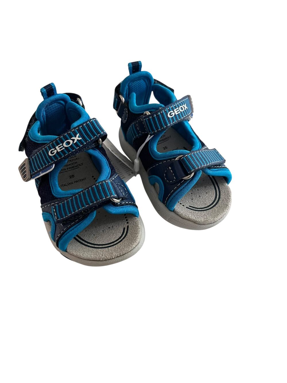 Geox Respira Boys Navy Water Friend;y Sport Sandals size 20/US 4.5 NWT
